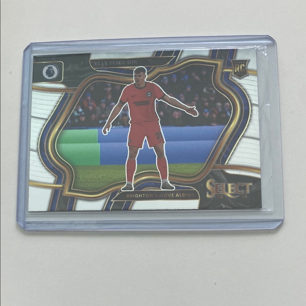 2022-23 Panini Premier League Select Evan Ferguson Field Level Silver Rookie RC
